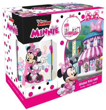 Dětský svačinový set, Minnie, Disney, 3ks