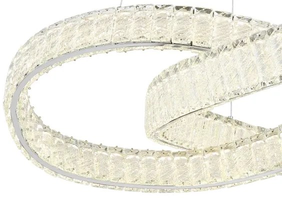 Globo 67162-110CCT - LED stmievateľný luster MUCKY 110W/230V pr. 78 cm + DO