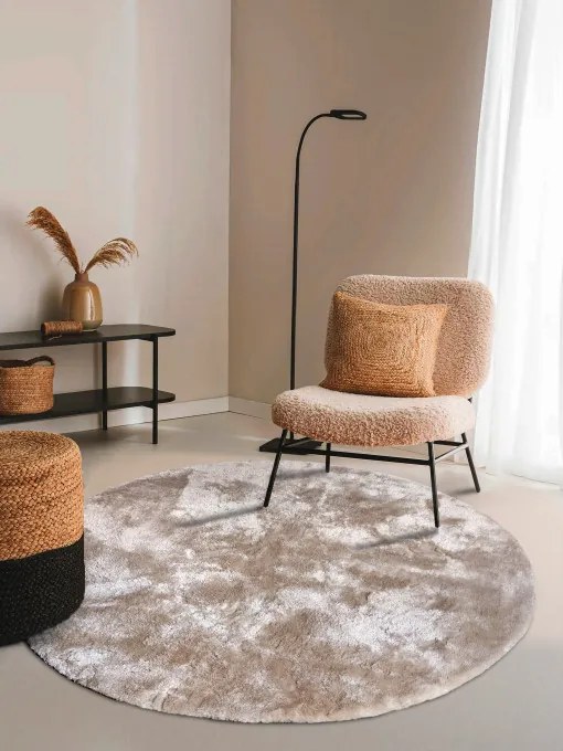 Koberec Elle Decoration COSY Calida krémový kruh