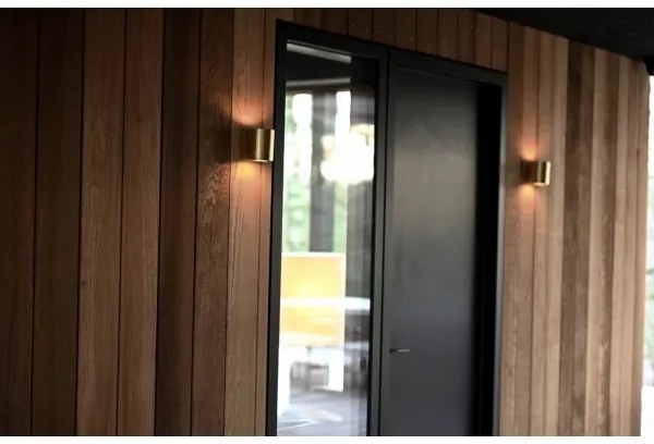 Nordlux - LED vonkajšie nástenné svietidlo CANTO 2xLED/6W/230V IP44 mosadz