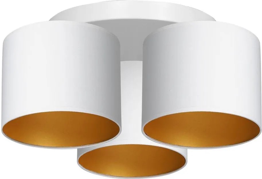 Luster prisadený ARDEN 3xE27/60W/230V biela/zlatá