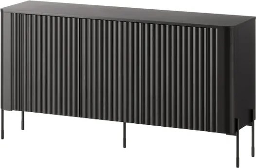 Komoda Vera 150 cm čierna