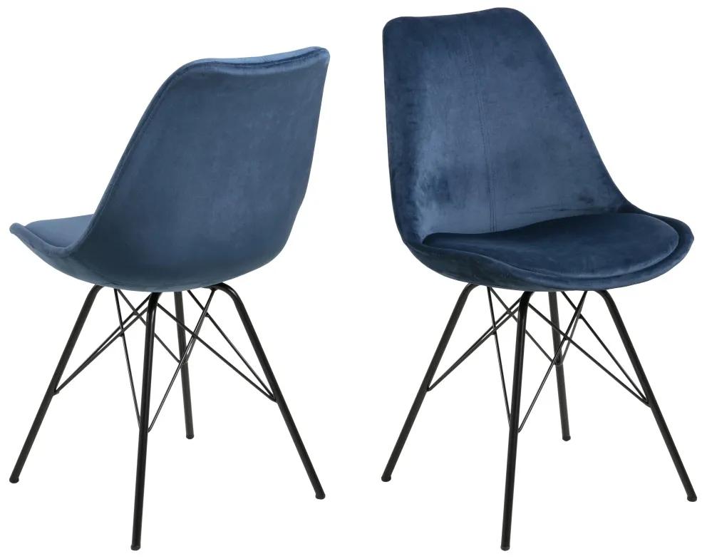 Dizajnová stolička Nasia, navy modrá