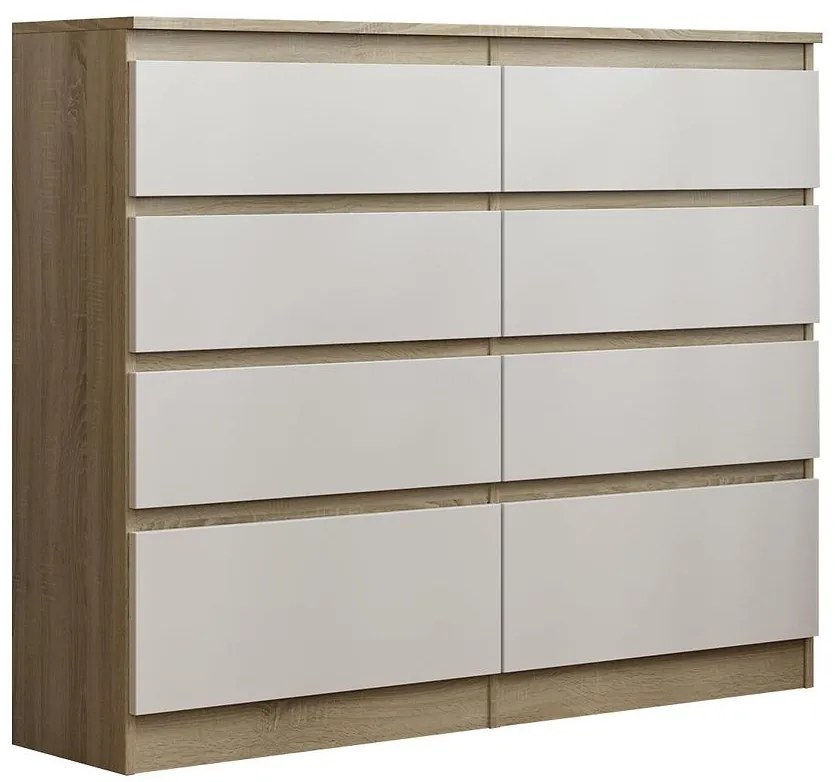 Komoda Ariel II Biely/Sonoma