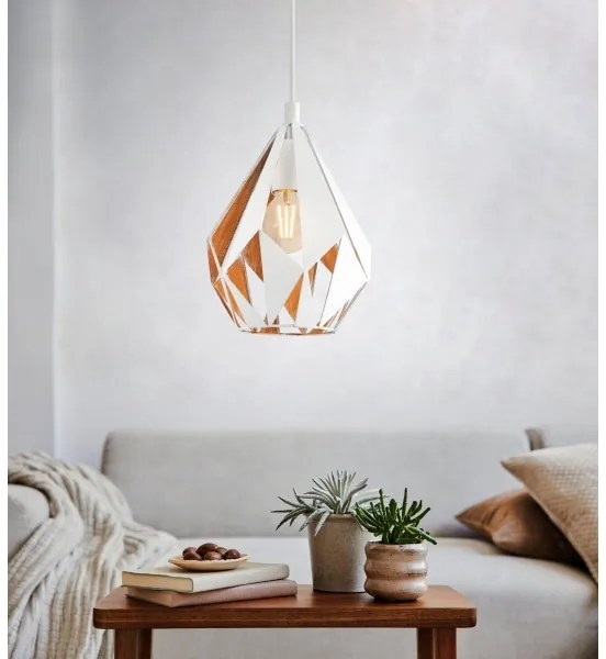 Eglo 43001 - Luster na lanku CARLTON 1xE27/60W/230V