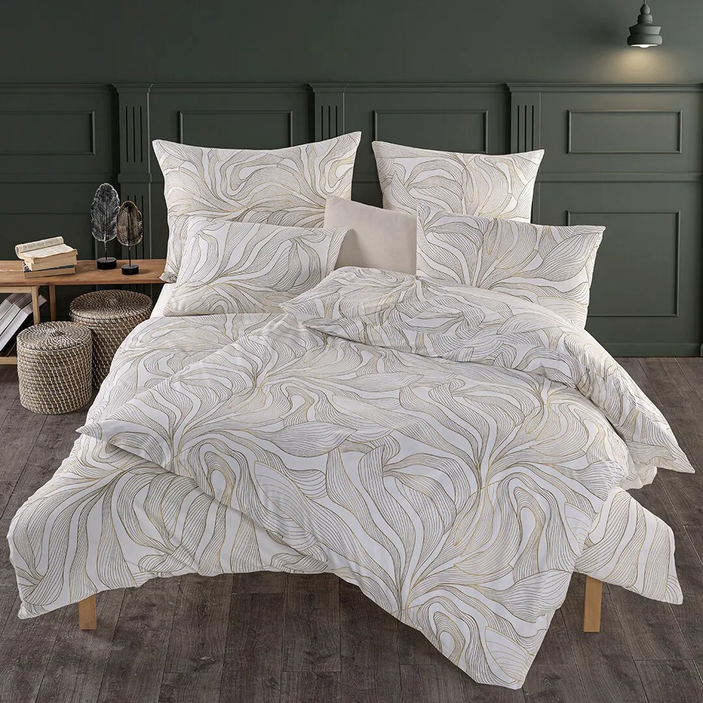 Bavlnené posteľné prádlo BedTex Serena, 160 x 200cm, 2 x 70 x 80 cm, 160 x 200 cm, 2 ks 70 x 80 cm
