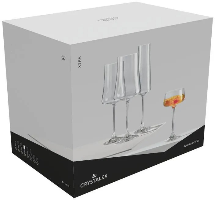 BOHEMIA XTRA POHÁR NA ČERVENÉ VÍNO 560ML SADA 6KS