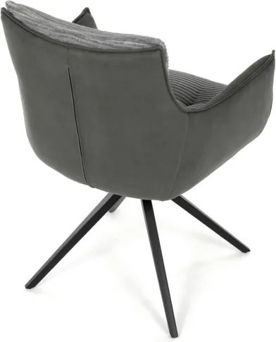 Jedálenská stolička sivá DCH-D1345 GREY2