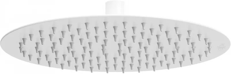 Mexen sprchová nerezová hlavica Round 25 cm, biela, 79225-20