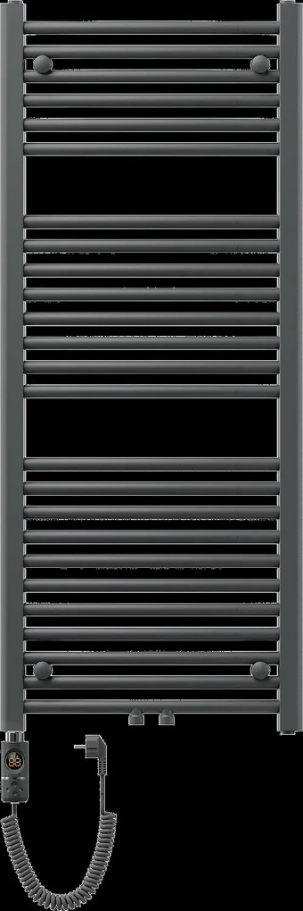 Mexen Ares, elektrické vykurovacie teleso 1200x500 mm + vykurovacia tyč 600 W, antracitová, W102-1200-500-2600-66