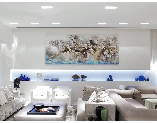 LED2 - LED Kúpeľňové podhľadové svietidlo SLIM LED/10W/230V IP43 CRI 90