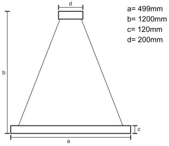LED Stmievateľný luster na lanku LED/90W/230V 3000-6500K biela + diaľkové ovládanie