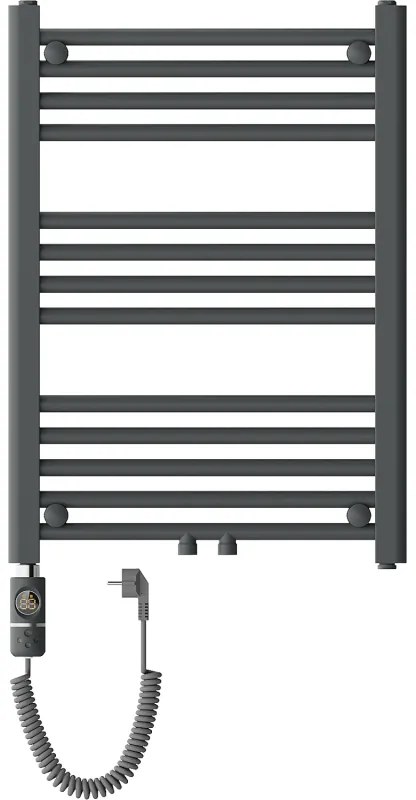 Mexen Mars, elektrické vykurovacie teleso 700 x 500 mm, 300 W, antracitová, W110-0700-500-2300-66