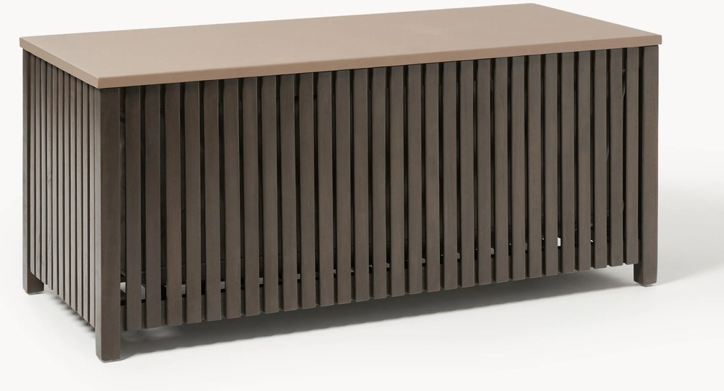 Úložný box do záhrady z akácie's vložkou Arkin, Š 129 cm