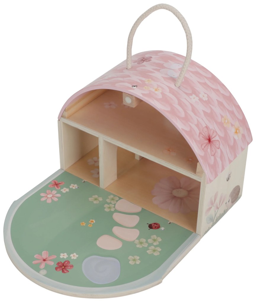 Domček pre víly drevený prenosný Fairy Garden