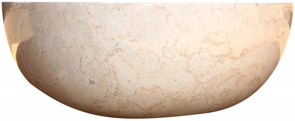 Indera Gemma 501 Ø50 cm Cream Kamenné umývadlo leštený mramor