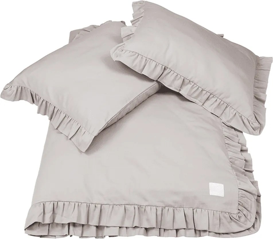 Posteľná bielizeň s volánom – tmavo béžová Margaret od 140x200 cm 140x200 cm