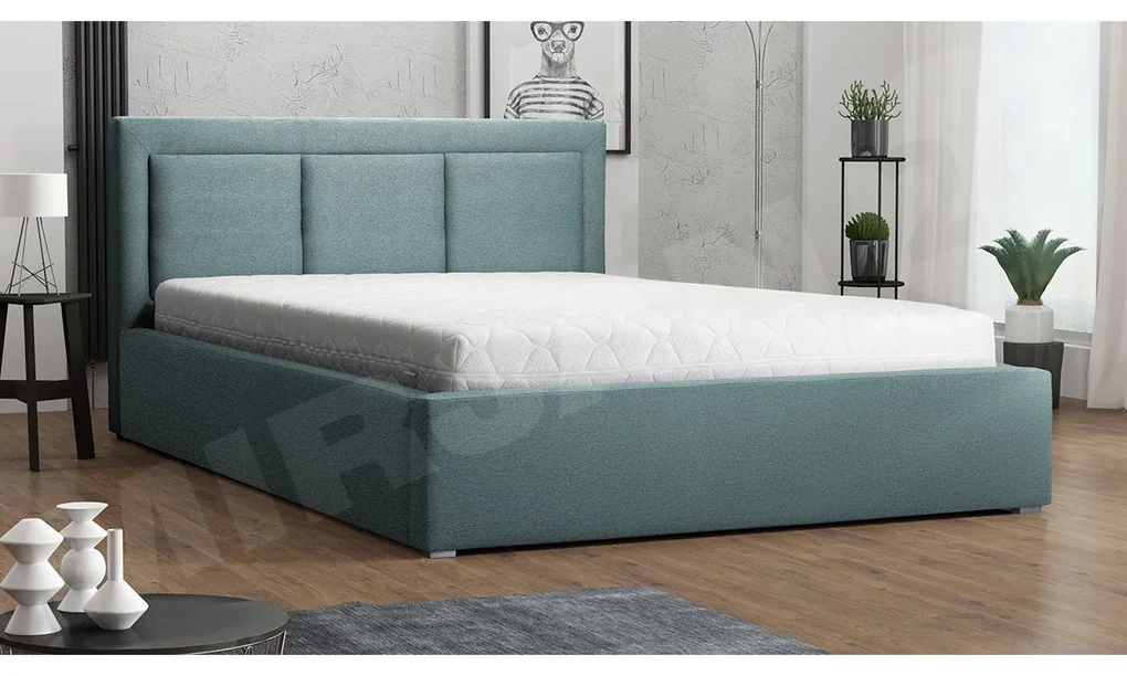 Posteľ s priestorom Koay, Rozmer postele: 140x200, Dostupné poťahy: Malmo 13 380
