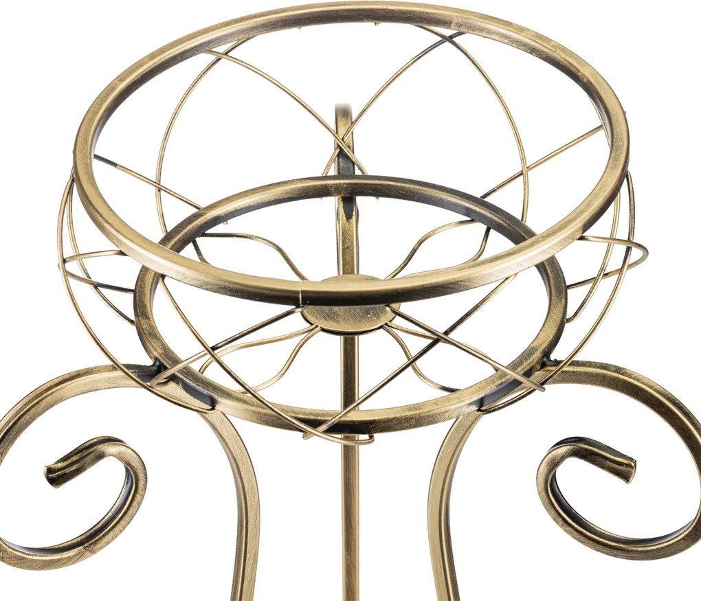 STOJAN NA KVETINÁČ FIORINA 96X47,5 CM ZLATÁ