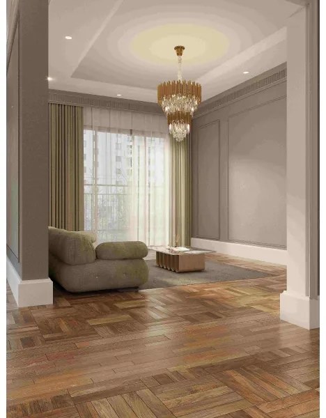 MAXLIGHT P0283 - Luster na reťazi VOGUE 16xE14/40W/230V pr. 60 cm zlatá