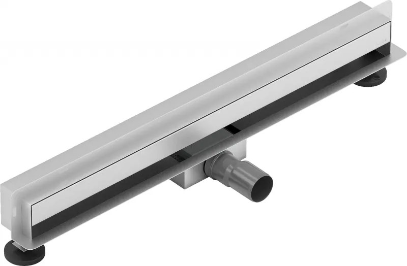 Mexen Flat nerezový sprchový žľab na stenu 70 cm vzor WALL, 1030070