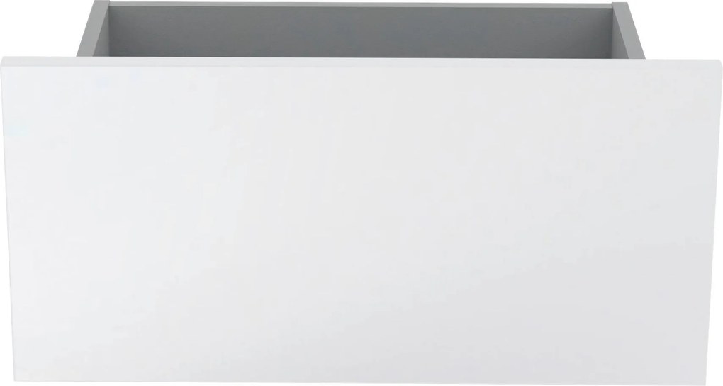 XXXLutz ZÁSUVKA, biela s vysokým leskom, 45/22/37 cm Hom`in - Skrine - 002647010051