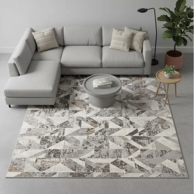 DC Koberec Exclusive 102 tmavá vizion zlatá Rozmer: 160×220 cm