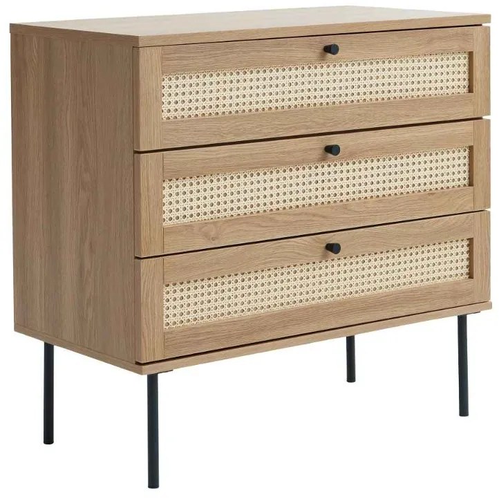 Dizajnová komoda Lakshmana 80 cm prírodný dub