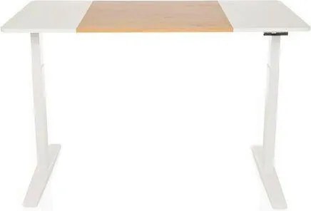 XXXLutz PÍSACÍ STÔL, biela, farba duba, 140/70/73 - 118 cm MID.YOU - Online Only kancelárie - 001918079607