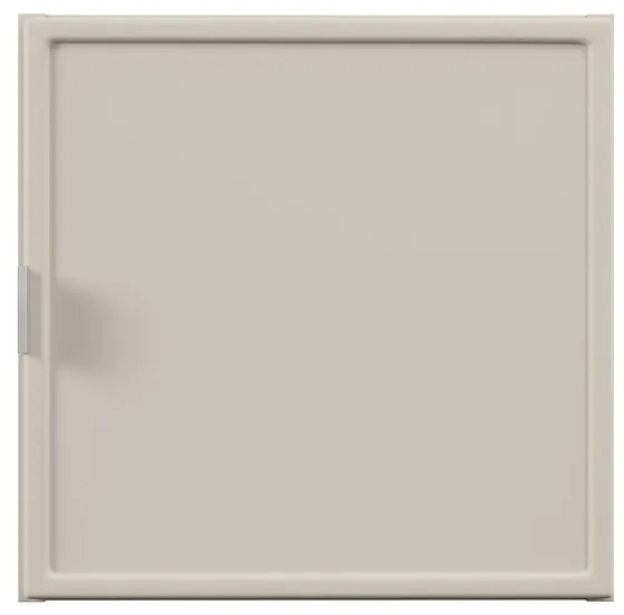 Závesná horná kúpeľňová skrinka Bella Cashmere 1DQ kašmírová