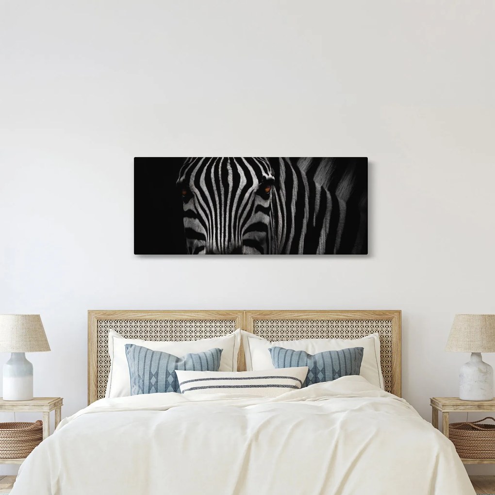 Obraz zebry (120x50 cm)