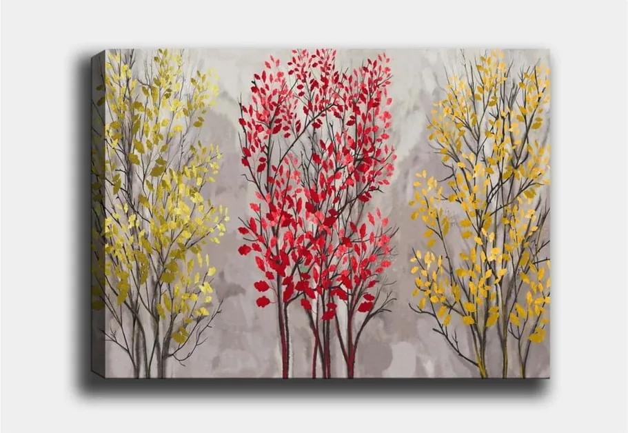 Nástenný obraz na plátne Tablo Center Fall Red, 50 × 70 cm
