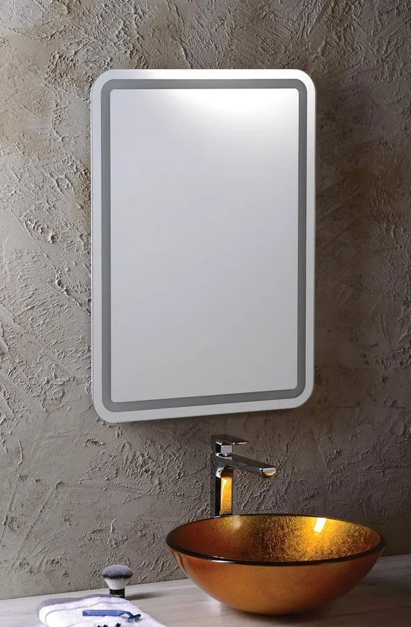 Sapho Sapho, NYX LED podsvietené zrkadlo 500x700mm, NY050