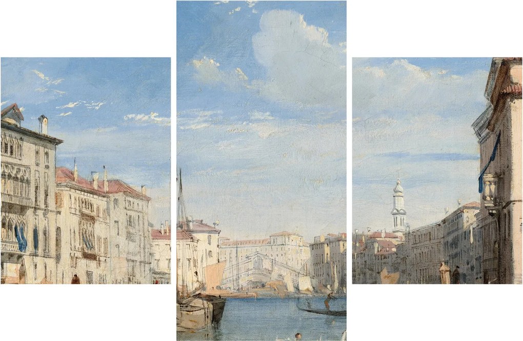 Obraz - Richard Parkes Bonington, The Grand Canal, reprodukcia (90x60 cm)