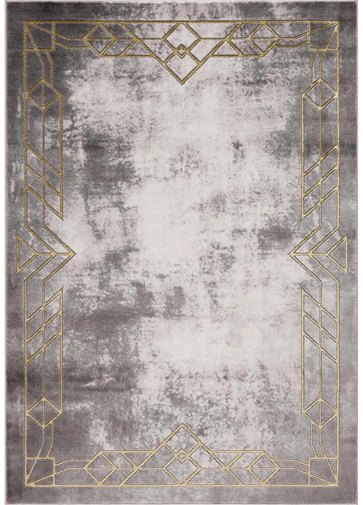 Dekorstudio Moderný koberec NOA - vzor 9337 zlatý Rozmer koberca: 80x300cm