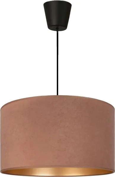 Brilagi - Závesný luster na lanku VELVET 1xE27/60W/230V priemer 40 cm béžová/zlatá