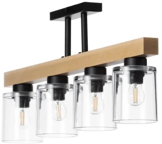 Prisadený luster RUSTIC RADIANCE 4xE27/60W/230V