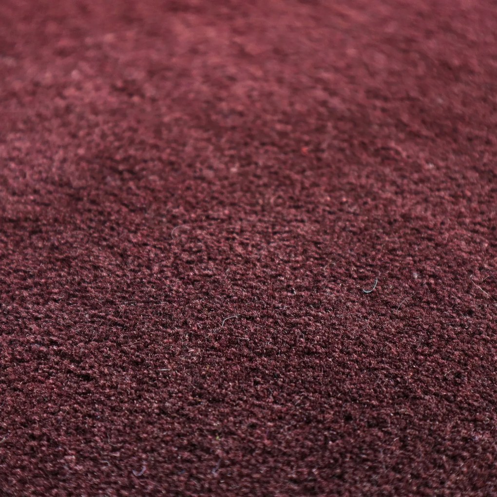 Ručne všívaný kusový koberec Asra wool tm. fialová, 60x110, fialová, obývacia izba, Asra