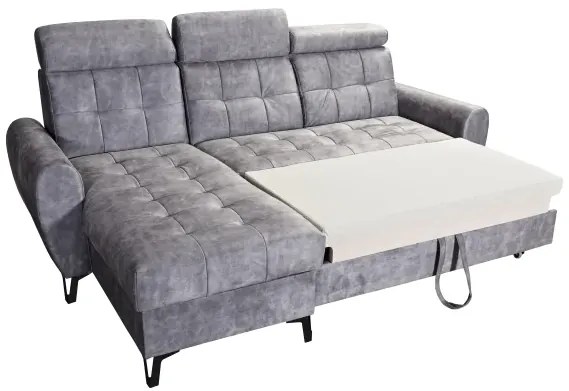 Sedacia súprava Lavante, ľavá, sivá (rinaldi 13)