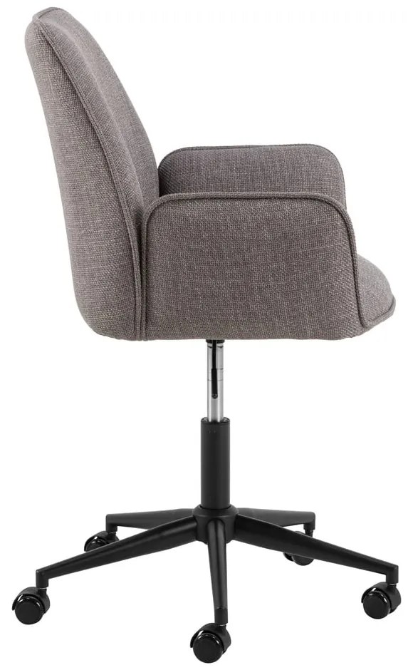 Sivá kancelárska stolička Glenda – Actona