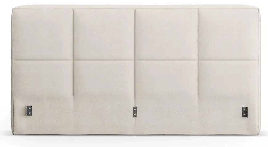 Krémovobiele čalúnené čelo postele 249x100 cm Darren – Micadoni