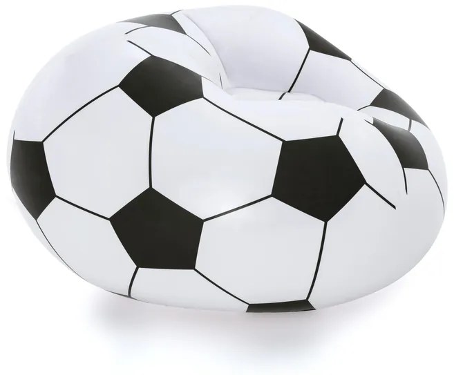 Lean Toys Bestway nafukovacie kreslo – Futbalová lopta 75010