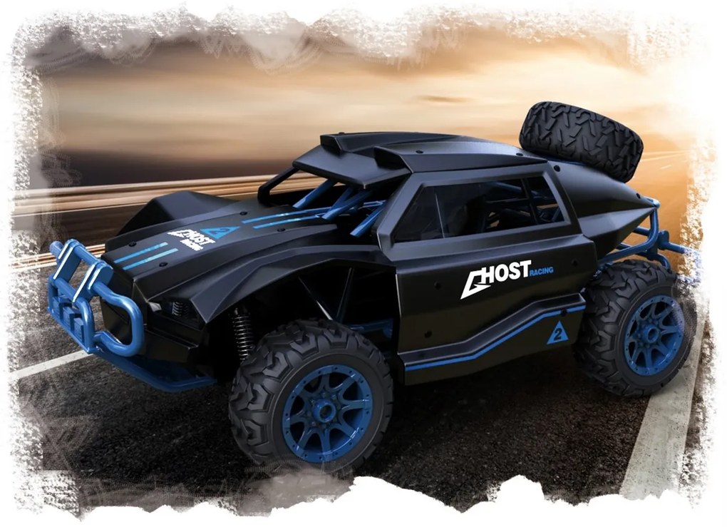Buddy Toys BRC 18.521 Auto na diaľkové ovládanie RC Rally Racer, modrá