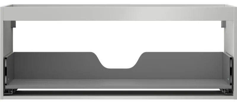 Mexen Box-A, závesná skrinka 120 cm, 1 zásuvka, sivá matná, 91AX0-1200-470-1-62