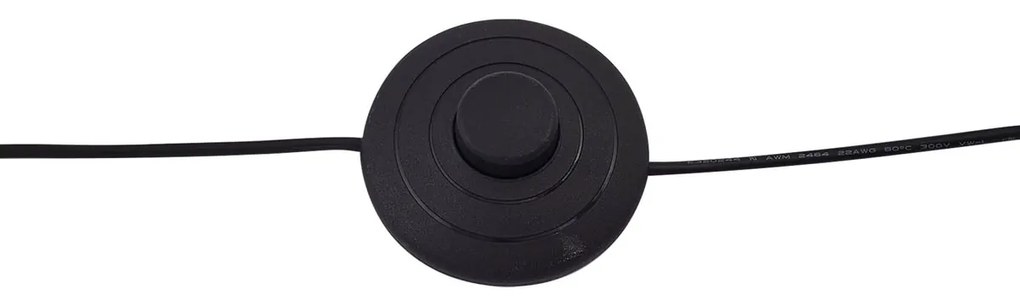 Dizajnová stojaca lampa čierna a biela vrátane LED - Nea