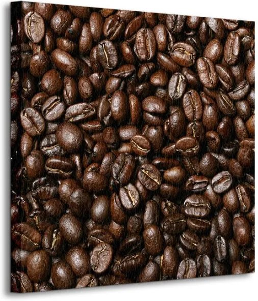 Obraz na plátne Čerstvé kávové zrnká Klikk 40x40cm CKS0234