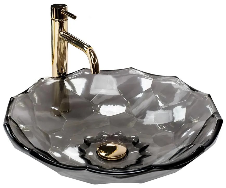 Umývadlo na dosku Arctic Black Rea-U5068