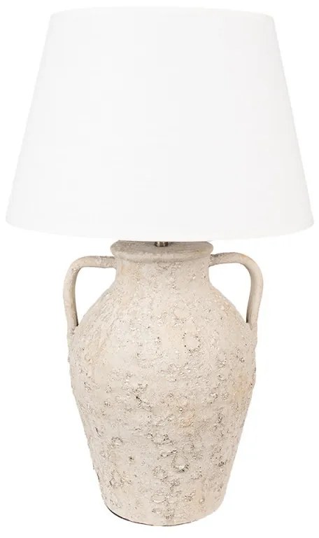 Stolná lampa TERRACOTTA BEIGE Ø40*65