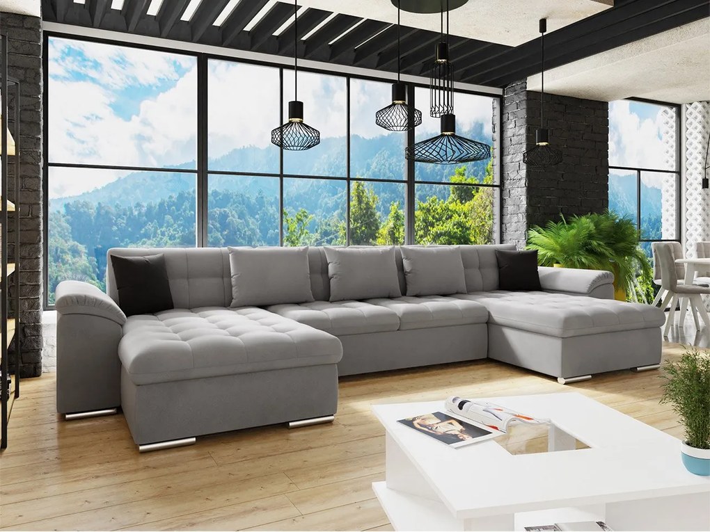 Rohová sedacia súprava Wicenza, Dostupné poťahy: ekokoža Soft 011 + Lux 06