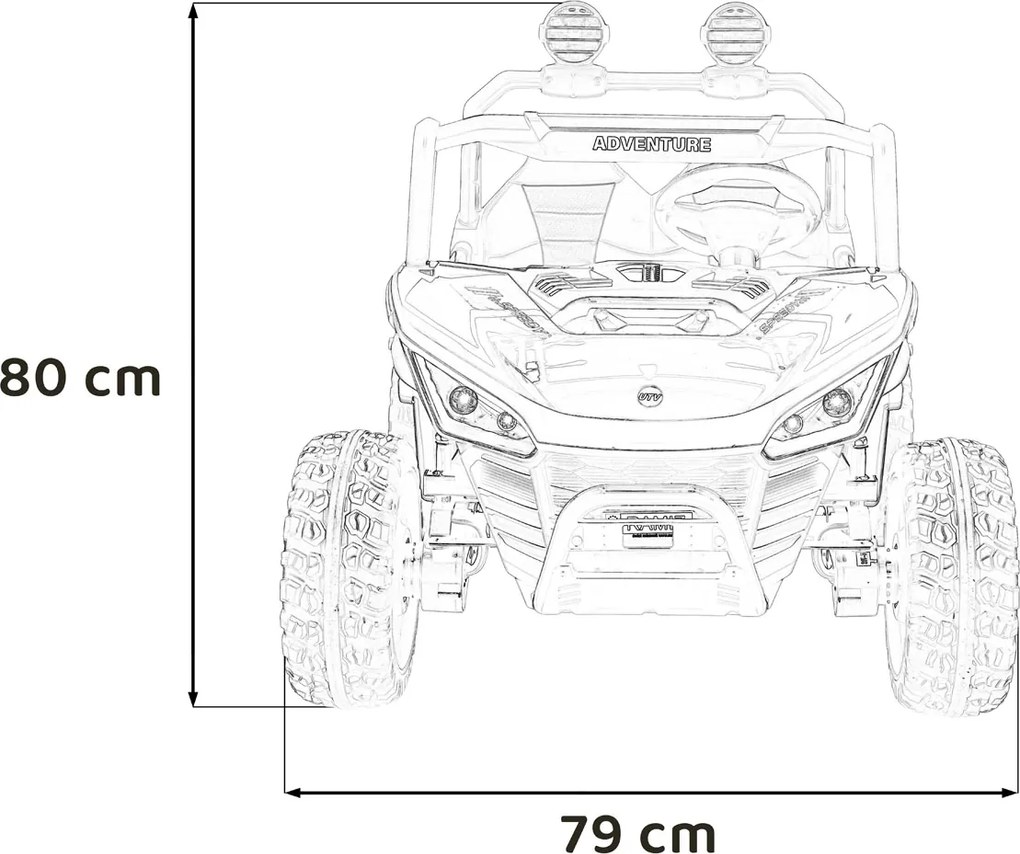 Ramiz SPEEDY 4x4 Buggy Ružová